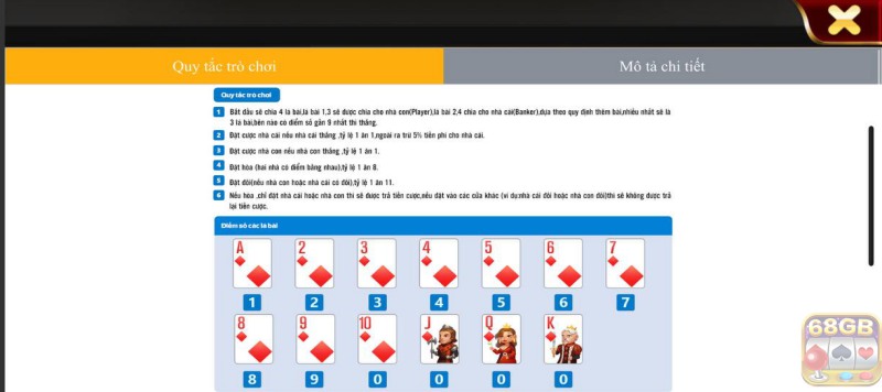 Hướng dẫn cách chơi Baccarat luôn thắng cho người mới 3 Cách chơi baccarat và mẹo tính điểm của mỗi lá bài