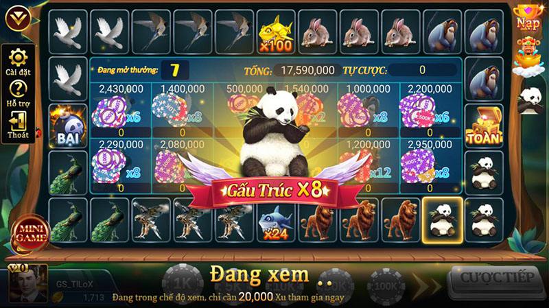 Hướng dẫn chi tiết cách chơi Phi cầm tẩu thú bách thắng 2 Phi cầm tẩu thú 68 game bài
