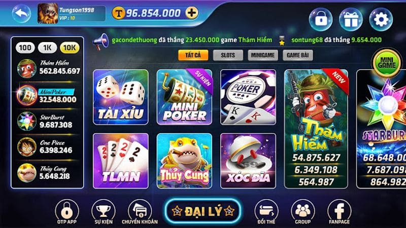 Vua Bắn Cá - Cổng Game Đổi Thưởng Trực Tuyến Quốc Tế 5 Các trò chơi hấp dẫn có mặt tại Vua bắn cá