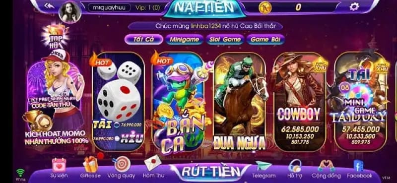 Koi68 fun - Địa chỉ cá cược uy tín của giới thượng lưu 2 Những trò chơi có tại Koi68 fun