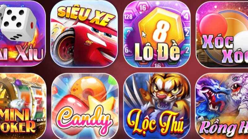 G63 Online - Đẳng Cấp Game Bài Trực Tuyến Cực Cuốn Hút 3 Đa dạng các trò chơi ở G63 online game