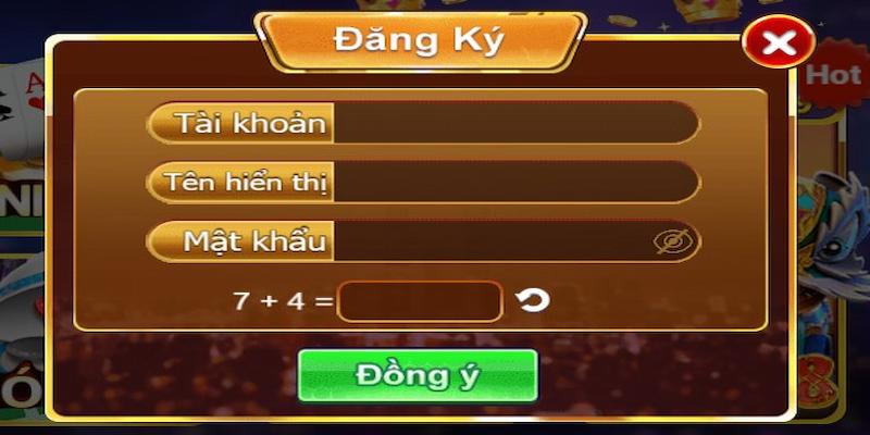 Đăng ký tài khoản dễ dàng