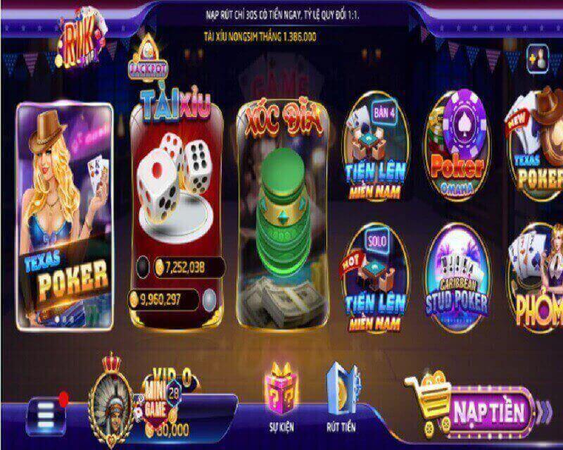 Rikvip com - Cổng game đổi thưởng đẳng cấp Quốc tế 7 Link cổng game dự phòng khi bị chặn