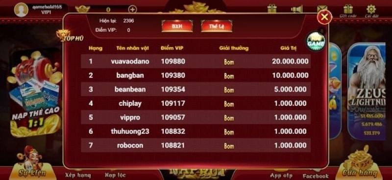 Tổng hợp các ưu đãi khuyến mãi tuquy8 vin