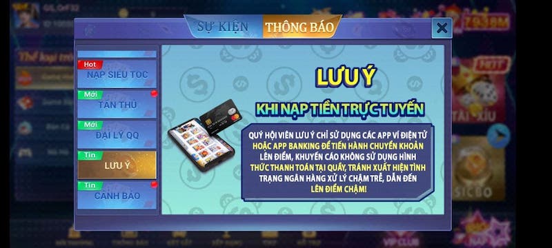 Igo - Đẳng Cấp Cổng Game Đổi Thưởng Uy Tín Bậc Nhất Hiện Nay 6 Hướng dẫn chi tiết các bước nạp tiền Igo siêu dễ