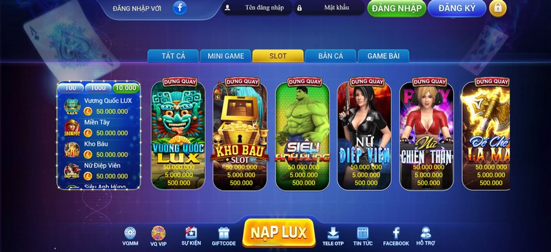 Slot game Lux888 hấp dẫn không khó để chinh phục