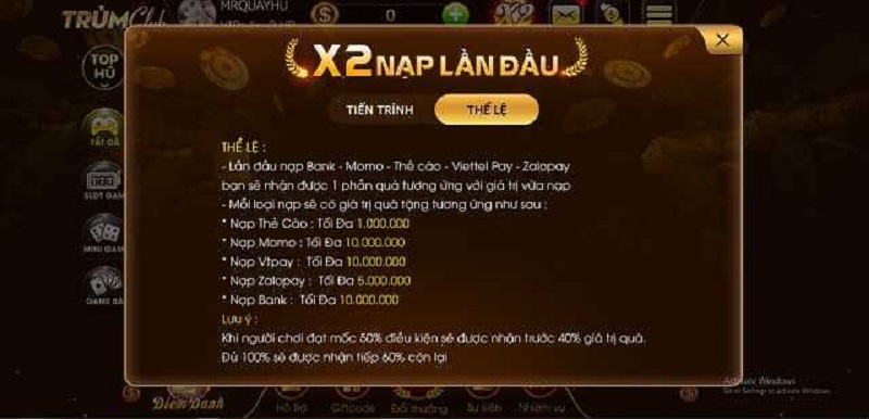 Trumclub vin - Thiên đường cá cược game đổi thưởng 6 Tổng hợp các khuyến mãi Trumclub vin