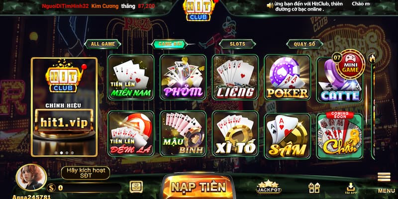 Game bài siêu hấp dẫn 