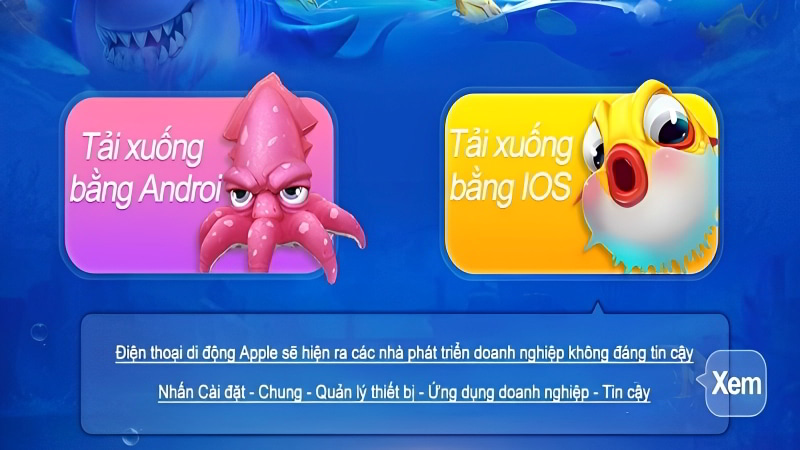 Ngư trường vàng - Cổng game bắn cá cực lớn tại Việt Nam 2 Hướng dẫn tải Ngư trường vàng cho PC và điện thoại