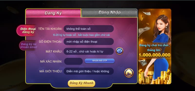 V99 - Khám phá những ưu điểm của cổng game hot nhất 2024 4 Đăng ký tài khoản tại V99