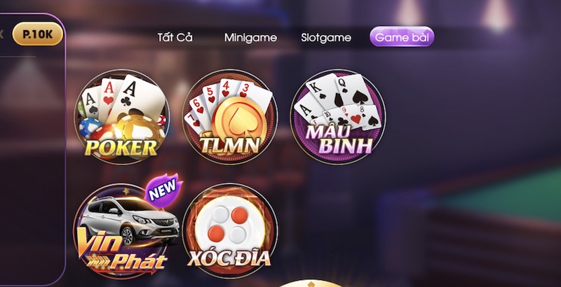 Game bài đổi thưởng tại Sam86