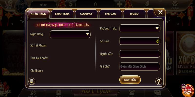 Hướng dẫn cách nạp tiền V8 Club tiện lợi và nhanh chóng