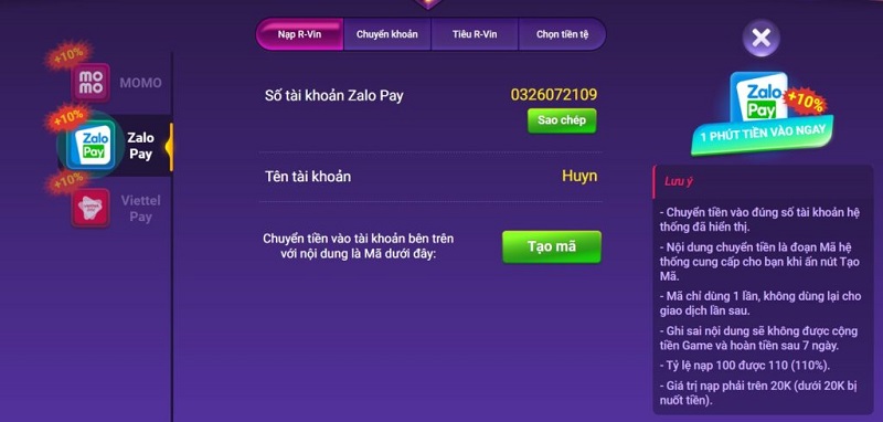 Nohu39 - Cổng Game Nổ Hũ Làm Mưa Làm Gió Trên Thị Trường 4 Hướng dẫn các bước chi tiết nạp tiền Nohu39