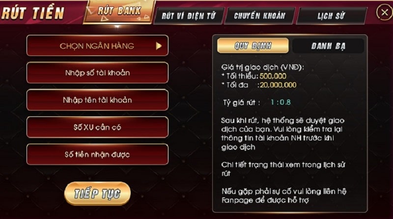 Zik club - Cổng game nổ hũ đổi thưởng đẳng cấp nhất 2024 5 Hướng dẫn các bước rút tiền Zik club