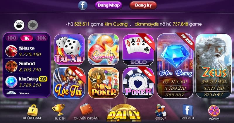 Zik club - Cổng game nổ hũ đổi thưởng đẳng cấp nhất 2024 2 Những trò chơi có tại Zik club