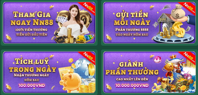 NN88 - Cổng game đổi thưởng uy tín được nhiều người yêu thích 6 Các nhiệm vụ lĩnh thưởng tại NN88