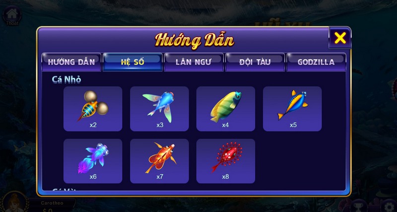 Hướng dẫn chơi Bắn cá Rikvip thắng nhanh cho tân thủ 1 Hướng dẫn cách chơi Bắn cá Rikvip