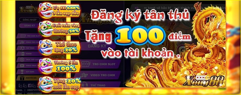 Xeng88 - Cổng game phổ biến với hàng loạt tựa game hấp dẫn 7 Khuyến mãi Xeng88 cực hot