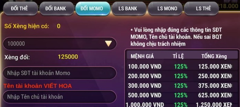 Xeng88 - Cổng game phổ biến với hàng loạt tựa game hấp dẫn 5 Hướng dẫn rút tiền từ sảnh game Xeng88