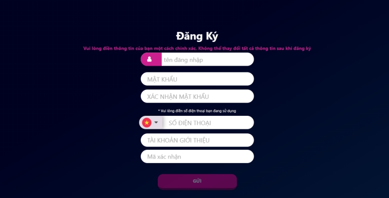 Xeng88 - Cổng game phổ biến với hàng loạt tựa game hấp dẫn 3 Hướng dẫn đăng ký tài khoản Xeng88 cho tân thủ