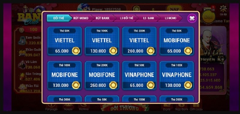 Banh Club - Sân chơi nổ hũ đỉnh cao không thể bỏ lỡ 5 Rút tiền từ tài khoản game Banh club vô cùng nhanh