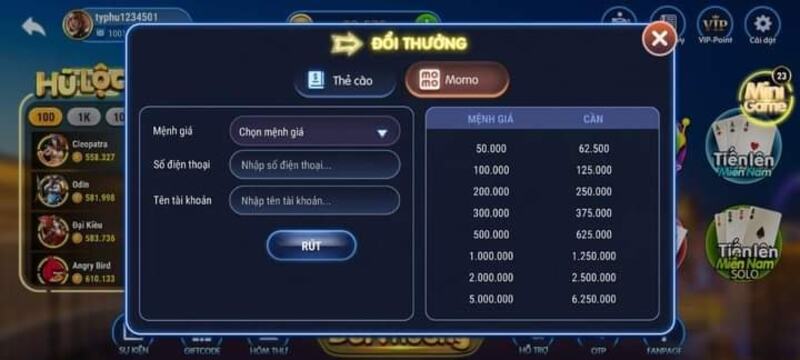 Lộc 777 - Cổng game nổ hũ hấp dẫn và nhiều khuyến mãi hot 5 Rút tiền từ Lộc 777 vô cùng nhanh chóng