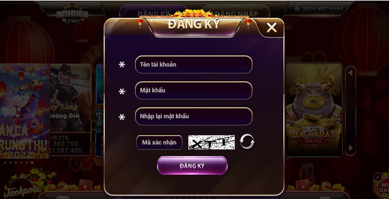 Nohu68 - Cổng game nổ hũ hấp dẫn và đa dạng trò chơi 5 Đăng ký Nohu68 dễ dàng