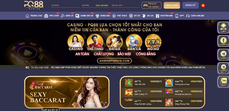 Cùng Top8nhacai đánh giá TOP 6 trang nhà cái dẫn đầu tại Việt Nam 3 PQ88 nắm giữ vị trí top đầu ở nhiều bảng xếp hạng lớn