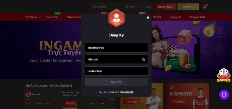 XO88 - Nhà cái uy tín với độ phủ sóng bậc nhất tại Việt Nam 4 Hướng dẫn đăng ký XO88 tham gia cược nhanh chóng