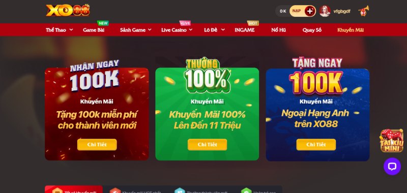 XO88 - Nhà cái uy tín với độ phủ sóng bậc nhất tại Việt Nam 7 Tổng hợp các khuyến mãi XO88 HOT