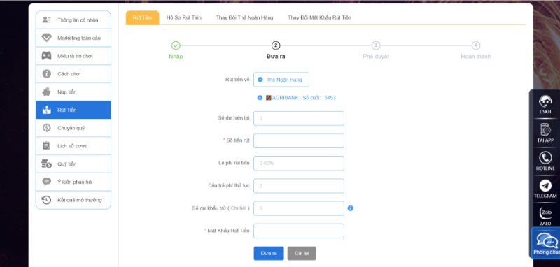 QH88 - Địa chỉ cá cược trực tuyến an toàn, minh bạch 7 Hướng dẫn người chơi rút tiền QH88 về tài khoản cá nhân