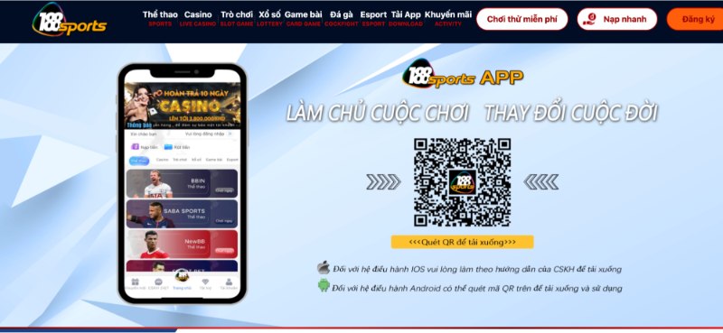 188S - Địa chỉ cá cược Casino đỉnh cao, thắng liên hoàn 4 Hướng dẫn cách tải app 188S dành cho cả hai hệ điều hành